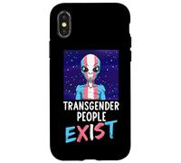 Carcasa para iPhone X/XS Transgénero Extraterrestre LGBTQ Transgénero Las Personas