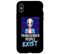 Carcasa para iPhone X/XS Transgénero Extraterrestre LGBTQ Transgénero Las Personas