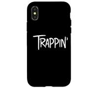 Carcasa para iPhone X/XS Trappin Gangsta Rapper Trap Lord Trap House Music Trapping