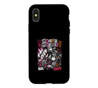 Carcasa para iPhone X/XS Travesuras iluminadas por la Luna Kitsune Vs Tanuki Deja Que los espíritus jueguen