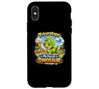 Carcasa para iPhone X/XS Triceratops Mi Dinosaurio Favorito