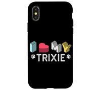 Carcasa para iPhone X/XS Trixie - Nombre Personalizado para Perros Trixie Pet Lover