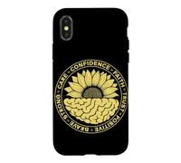 Carcasa para iPhone X/XS Trust Positive Brave Strong Care Mental Día Mundial de la Salud
