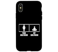 Carcasa para iPhone X/XS Tu Novia Mi Novia Novio Instructor de Yoga