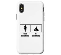 Carcasa para iPhone X/XS Tu Novia Mi Novia Novio Instructor de Yoga