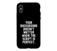 Carcasa para iPhone X/XS Tu Origen no Importa Guión Inspirador