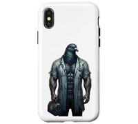 Carcasa para iPhone X/XS Tuff Pigeon Doctor Viral Meme