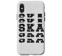 Carcasa para iPhone X/XS Two Tone Ska Clothing for Women Men Ruder Than You