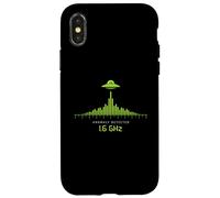 Carcasa para iPhone X/XS UAP Señal SETI Frecuencia Anomaly Detected 1.6 GHz