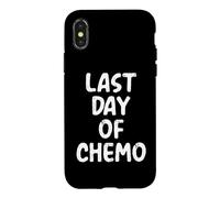 Carcasa para iPhone X/XS Último día de quimioterapia quimioterapia Divertida Paciente con cáncer