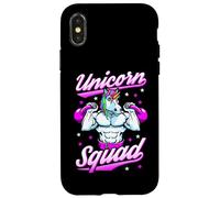 Carcasa para iPhone X/XS Unicorn Squad - Pesas Rusas mágicas para Gimnasio