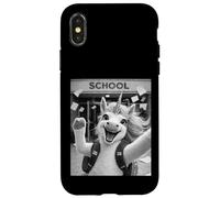 Carcasa para iPhone X/XS Unicornio Último Día De Escuela Vacaciones De Verano Divertido Meme Selfi