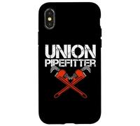 Carcasa para iPhone X/XS Union Pipefitter Plomero Plomería Journeyman Steamfitter