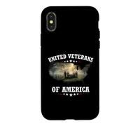 Carcasa para iPhone X/XS United Veterans of America Veterano Militar Soldado American