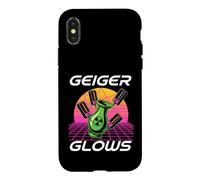 Carcasa para iPhone X/XS Uranium Glass Geiger Glows Radium Vaseline Collecting