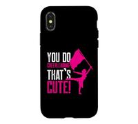 Carcasa para iPhone X/XS Usted Hace porristas Eso es Lindo