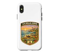 Carcasa para iPhone X/XS Vacaciones en La Jolla Cove Vacaciones en Cala La Jolla California
