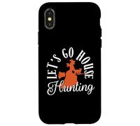 Carcasa para iPhone X/XS Vamos a Buscar casa, Divertida Bruja de Halloween, Espeluznante Bruja