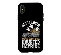 Carcasa para iPhone X/XS Vamos a Hacer un Paseo embrujado... Fantasma Espeluznante Halloween
