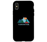 Carcasa para iPhone X/XS Vancouver Canada Vacation Souvenir Logo