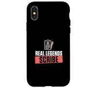 Carcasa para iPhone X/XS Verdaderas Leyendas escriban un Divertido guión médico Un escribano médico