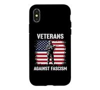 Carcasa para iPhone X/XS Veterans Against Fascism Vintage US Army Patriotic Soldier