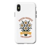 Carcasa para iPhone X/XS Vevey Suiza Narciso Flor