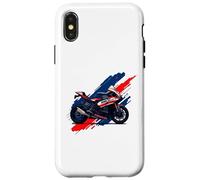 Carcasa para iPhone X/XS Viaja con pasión Construyendo Conexiones de Motociclistas a través del Ciclismo