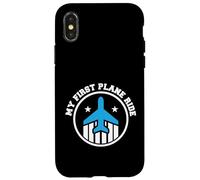 Carcasa para iPhone X/XS Viaje de Vacaciones My First Airplane Ride Traveler Souvenir