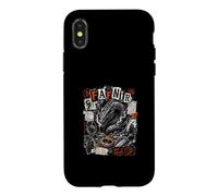 Carcasa para iPhone X/XS Viking Fafnir Dragon Grid Er Galsemi Mito