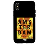 Carcasa para iPhone X/XS Vincent Van Gogh Amsterdam Girasoles Pintura