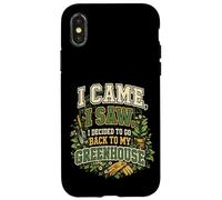 Carcasa para iPhone X/XS Vine y Vi Decidí Volver a mi Patio Trasero de Invernadero