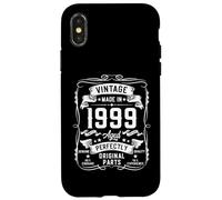 Carcasa para iPhone X/XS Vintage 1999 27yr 27th Birthday Gifts for Men 27 Years Old