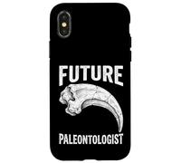 Carcasa para iPhone X/XS Vintage Futuro Paleontólogo Velociraptor Garra Fósil
