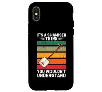 Carcasa para iPhone X/XS Vintage It's a Shamisen Think You Would Not Understand