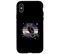 Carcasa para iPhone X/XS Vintage Owls Design Animal Lover Night Owl