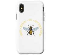 Carcasa para iPhone X/XS Vintage Retro Save The Bees Honeybee Bee Kind to Everyone