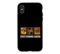 Carcasa para iPhone X/XS Vinyl Record Collector Crate Digging Legend