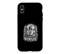 Carcasa para iPhone X/XS Virgilio Epopeya de Roma Antiguo Poeta Latino Eneida