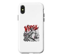 Carcasa para iPhone X/XS Virgilio Romano Poeta Eneida Latina Clásico Épico