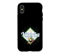 Carcasa para iPhone X/XS Vitória Espírito Santo Brasil Retro tucán Vintage Holiday