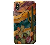 Carcasa para iPhone X/XS Vitral Cactus Artful Trendy