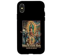 Carcasa para iPhone X/XS Viva Cristo Rey Guadalupe Cristeros Católicos