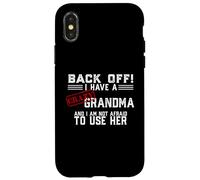 Carcasa para iPhone X/XS Volver Tengo UNA Abuela Loca Y NO Miedo Usar SU Meme