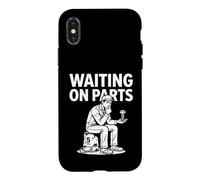 Carcasa para iPhone X/XS Waiting On Parts Sarcastic Funny Mechanic Garage