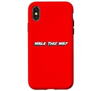 Carcasa para iPhone X/XS Walk This Way | Canción a Cita un Movimiento de Comedia