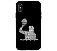 Carcasa para iPhone X/XS Waterpolo Player Word Cloud Water Polo Jugadores Entrenador
