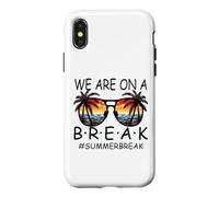 Carcasa para iPhone X/XS We Are On A Break - Gafas para Maestros Summer Break Hello Summer