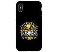 Carcasa para iPhone X/XS “We Came. We Played. We Won.”, Team Victory Design