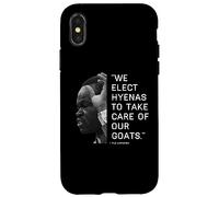 Carcasa para iPhone X/XS We Elect Hyenas to Take Care of Goats - Plo Lumumba Kenya